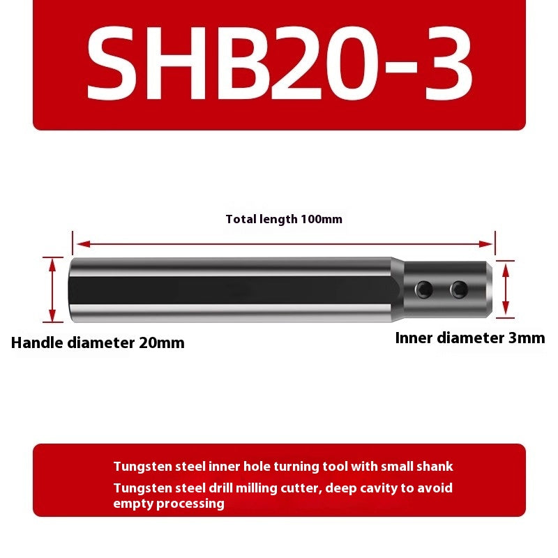2089- CNC lathe small hole knife set SHB-25 small diameter tool holder inner hole jacket round handle CNC lathe D20 reducer sleeve Shandong Denso Pricision Tools Co.,Ltd.